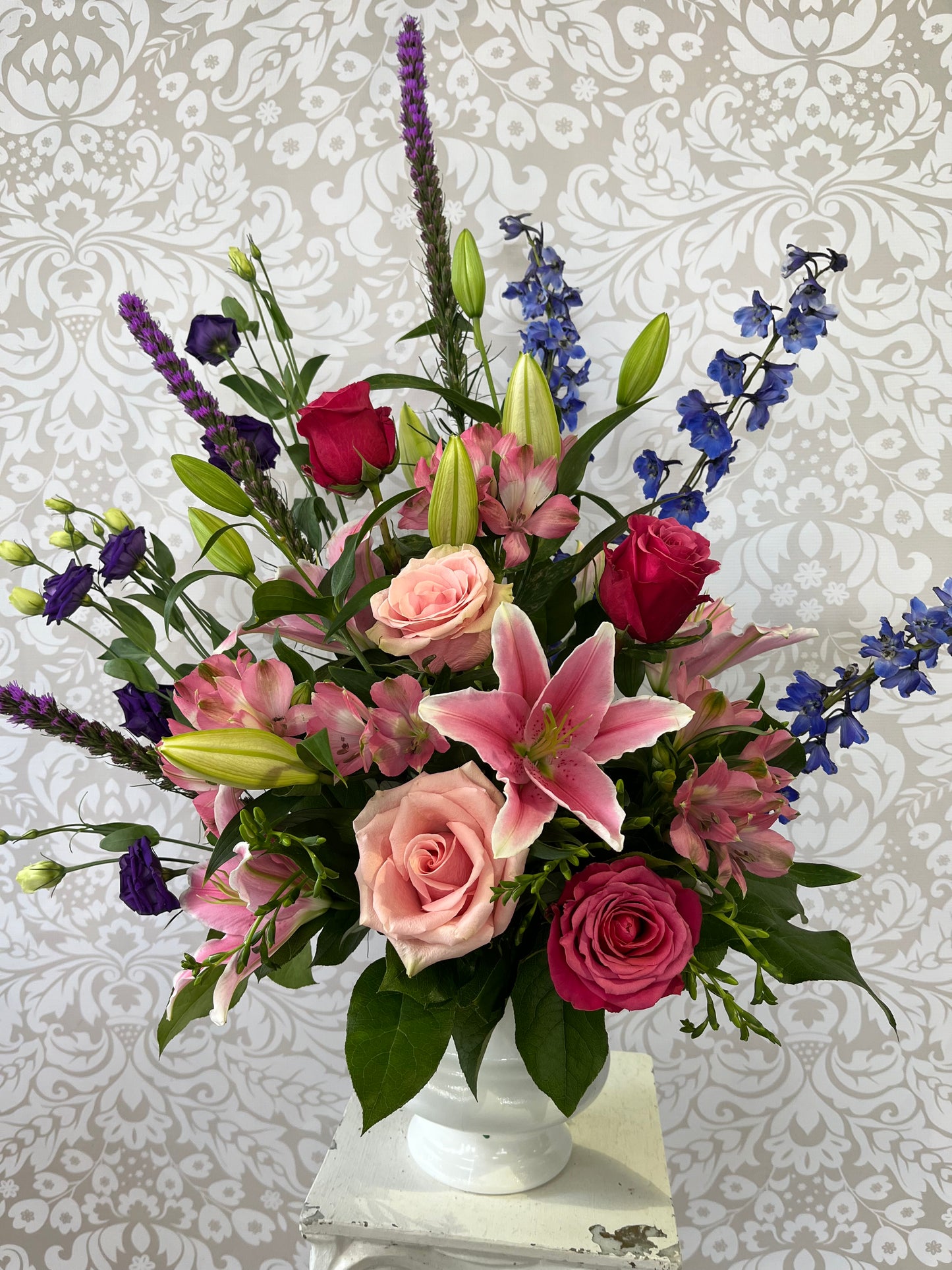 Glorious Tribute sympathy flower arrangement