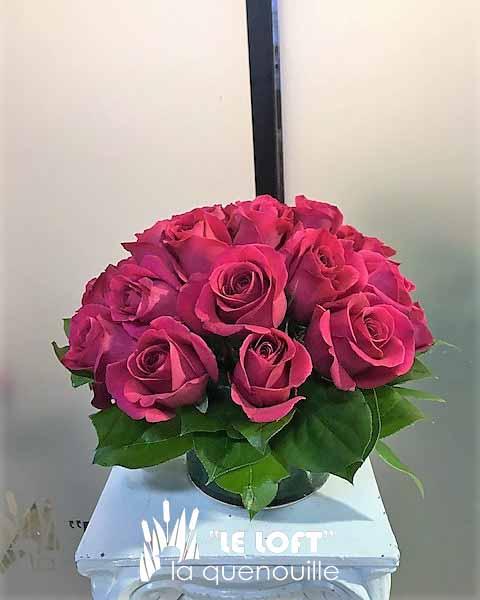 Charlene fresh rose arrangement