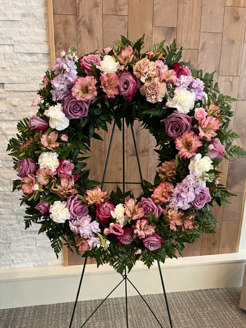 Shades of Lavender & Pink Wreath