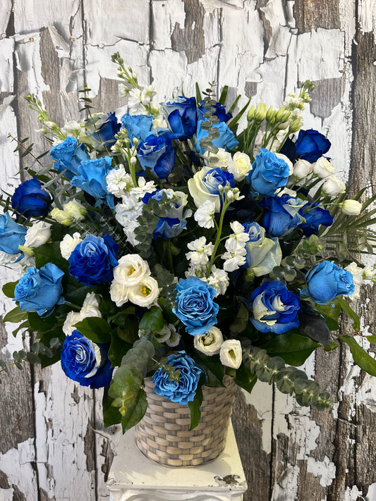 Shades of Blue Composition