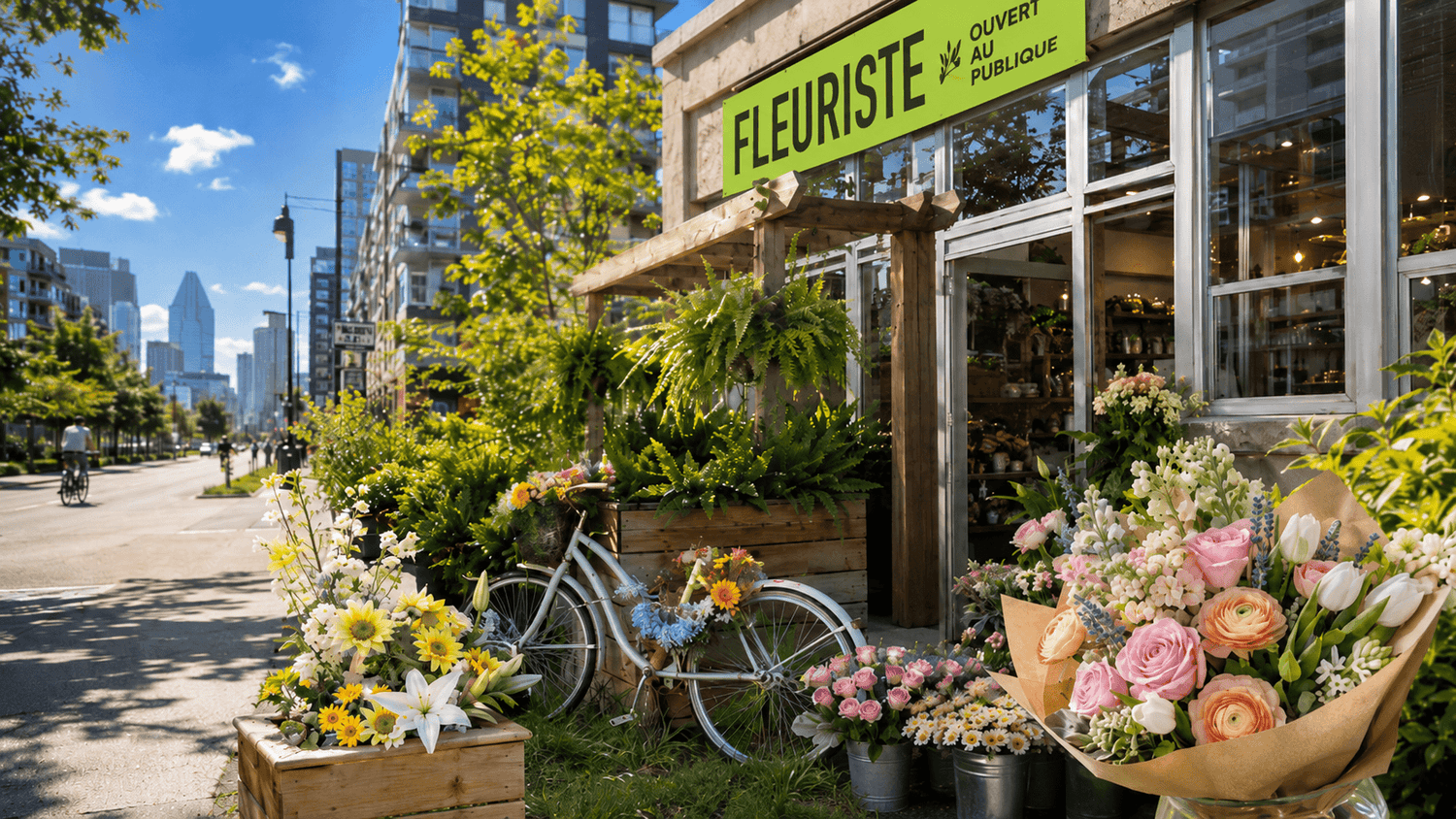 A Local Florist Near Griffintown and Downtown Montreal