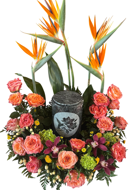 Tropical Urn arrangement