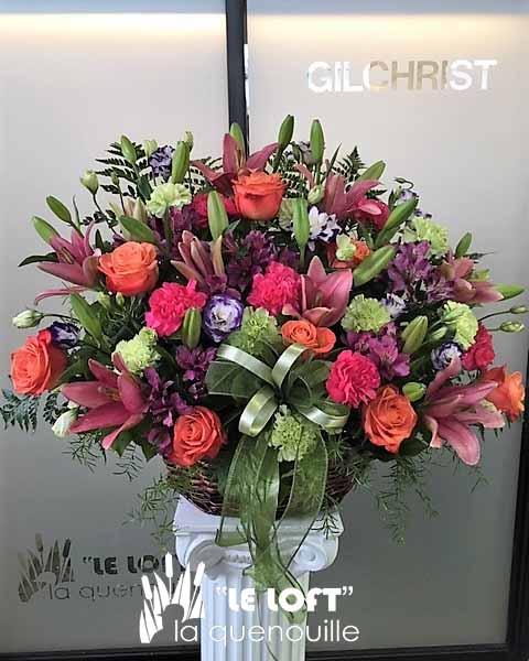 Abundance of Florals sympathy flower arrangement
