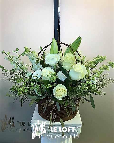 Enduring Peace sympathy flower arrangement