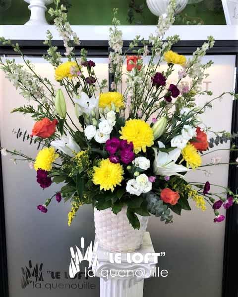 Large Garden Style Arrangement - florist La Quenouille