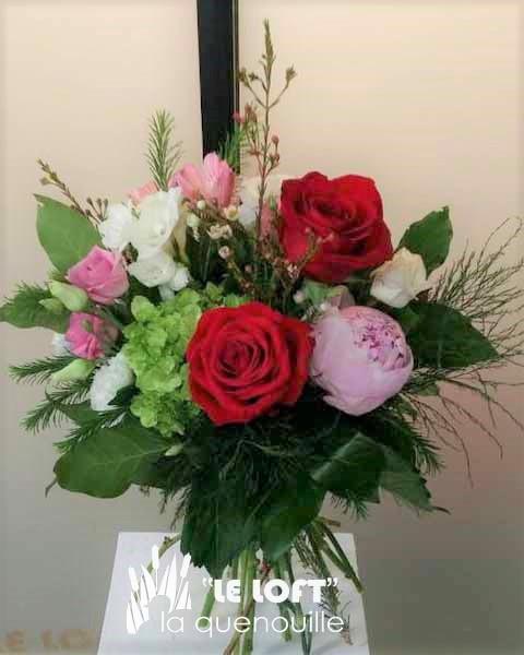 Seasonal florist choice bouquet with fresh flowers