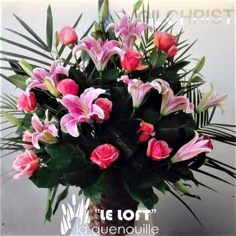 The Flower Pot sympathy flower arrangement