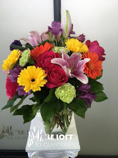 Abundance of Colour vibrant flower arrangement