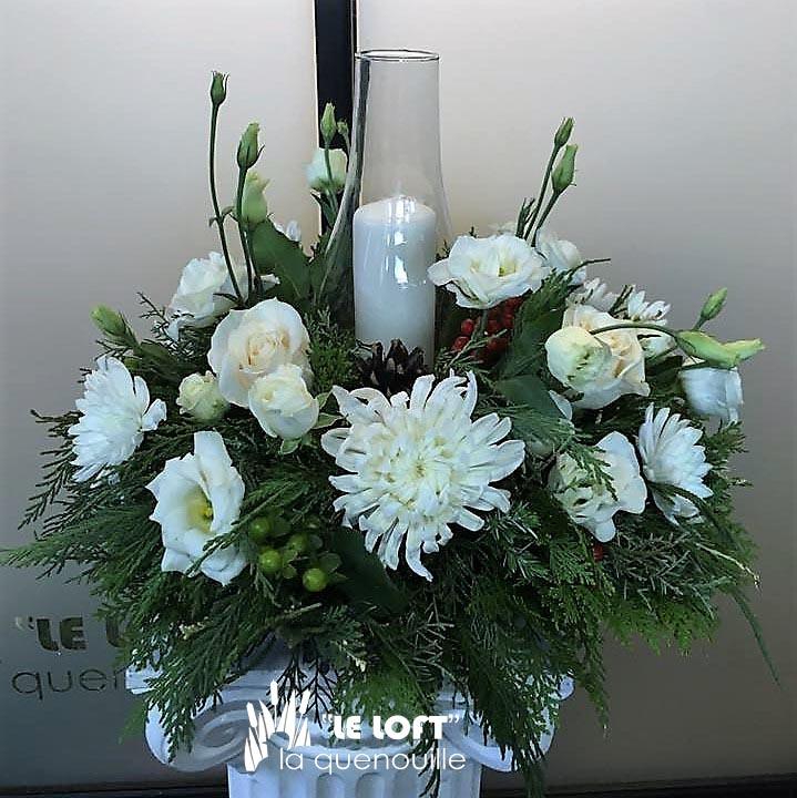 Dreaming of a White Christmas - florist La Quenouille
