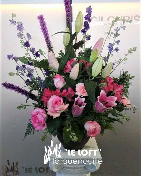 Glorious Tribute Arrangement - florist La Quenouille
