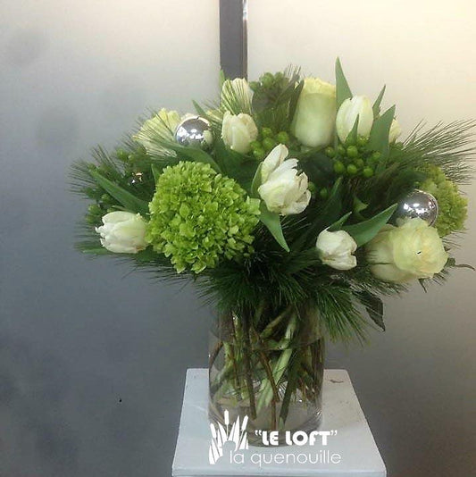Spirit of the Holidays Arrangement - florist La Quenouille